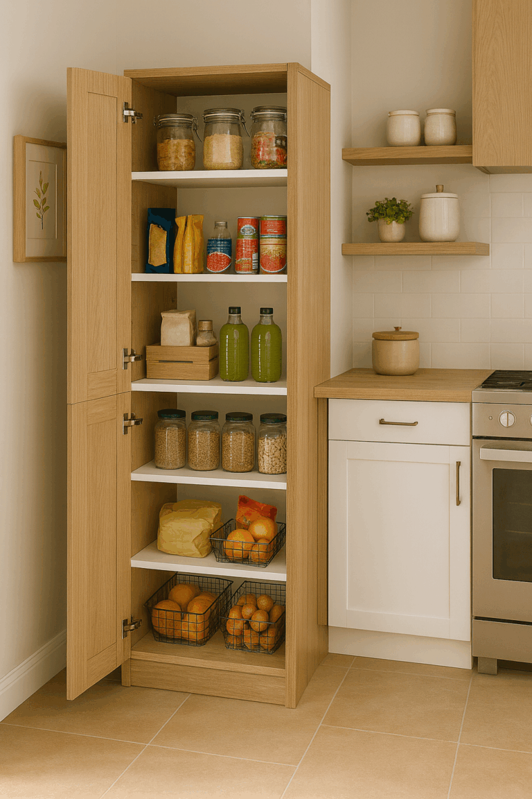 Walk-in closet system with LED lights – Blue Valley Cabinets