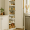 Walk-in closet system with LED lights – Blue Valley Cabinets