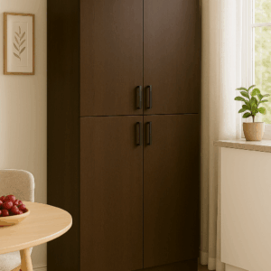 Walk-in closet system with LED lights – Blue Valley Cabinets