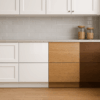 Modern custom kitchen cabinet with LED lighting – Blue Valley Cabinets Vancouver