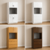 Modern custom kitchen cabinet with LED lighting – Blue Valley Cabinets Vancouver
