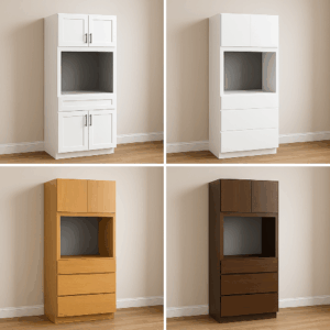 Modern custom kitchen cabinet with LED lighting – Blue Valley Cabinets Vancouver