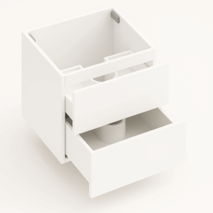 Walk-in closet with LED lighting and soft-close drawers – Blue Valley Cabinets