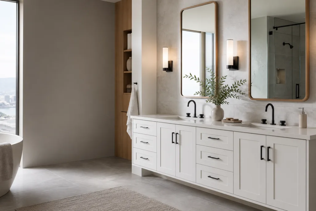 Modern bathroom vanity collection in Burnaby